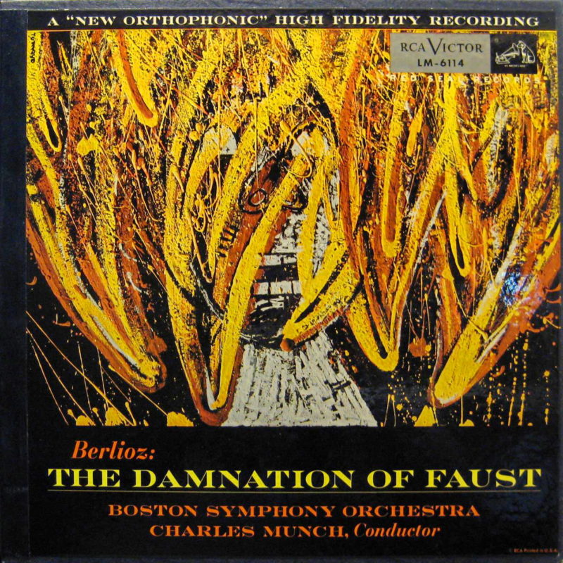 Cover Ch. Munch mit dem Boston Symphony Orchestra und Berliozs La Damnation de Faust, 1954