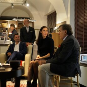 Caroline Kreutzberger mit Dr. Ludwig Flich